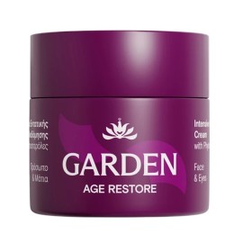 GARDEN Age Restore Cream, Κρέμα Για Εντατική Αναδόμηση Με Φυτοστερόλες Για Πρόσωπο & Μάτια -50ml
