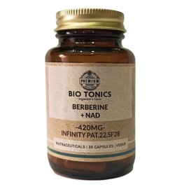 BIO TONICS Berberine & NAD+ 420mg, Συμπλήρωμα Διατροφής Βερβερίνης & NAD+ για την Αντιμετώπιση του Μεταβολικού Συνδρόμου -30caps