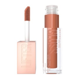 MAYBELLINE Lifter Gloss, 27 Toffee, Ενυδατικό Lip Gloss με Υαλουρονικό Οξύ - 5.4ml