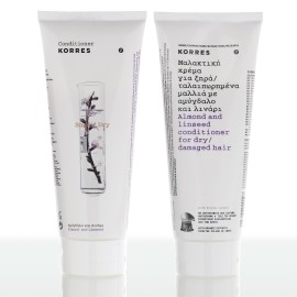 KORRES Conditioner Αμύγδαλο & Λινάρι Για Ξηρά & Αφυδατωμένα Μαλλιά 200ml