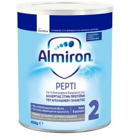 NUTRICIA Almiron Pepti 2, Γάλα κατά της Αλλεργίας στην Πρωτεΐνη Γάλακτος - 450gr