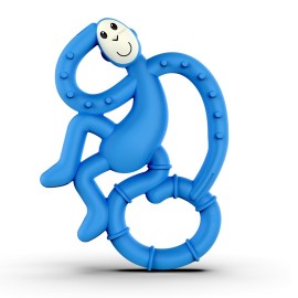 MATCHSTICK MONKEY Mini Monkey Teether Blue, Κρίκος Οδοντοφυΐας