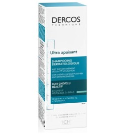 VICHY Dercos Δερμοκαταπραϋντικό Σαμπουάν για Κανονικά και Λιπαρά Μαλλιά 200ml