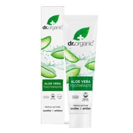 DR. ORGANIC Aloe Vera Whitening Toothpaste, Οδοντόκρεμα με Βιολογική Αλόη Βέρα -100ml