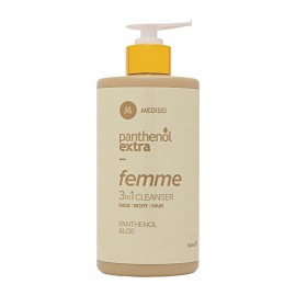 PANTHENOL EXTRA Femme 3in1 Cleanser για Πρόσωπο, Σώμα & Μαλλιά - 500ml