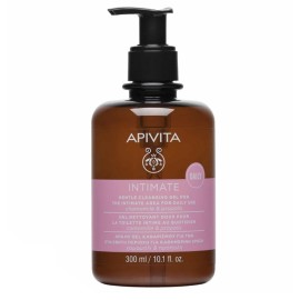 APIVITA Intimate Daily Cleansing, Απαλό Gel Καθαρισμού Ευαίσθητης Περιοχής με Χαμομήλι και Πρόπολη  - 300ml