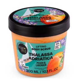 NATURA SIBERICA Organic Shop Body Scrub Thalassa Adriatica, Scrub Σώματος με Ροδάκινο & Λεβάντα -300ml