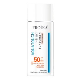 FROIKA Aquatouch Fluid Sunscreen Tinted Light SPF50+, Αντηλιακό Προσώπου με Χρώμα -50ml
