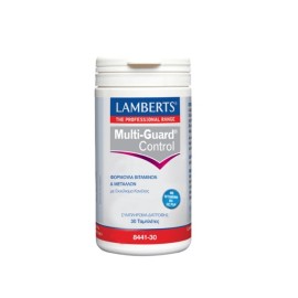 LAMBERTS Multi- Guard Sugar Control, Ρύθμιση Μεταβολισμού & Ενεργειακού Ισοζυγίου - 30tabs