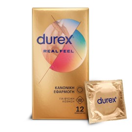 DUREX Real Feel, Προφυλακτικά Χωρίς Λάτεξ - 12τεμ