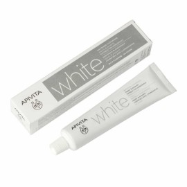 APIVITA White Toothpaste, Λευκαντική Οδοντόκρεμα με Μαστίχα & Πρόπολη - 75ml
