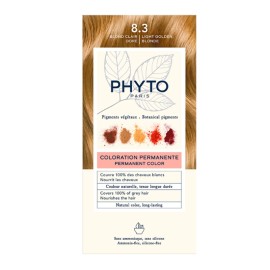 PHYTO Phytocolor Νο8.3 Light Golden Blonde, Μόνιμη Βαφή Μαλλιών Ξανθό Ανοιχτό Χρυσό