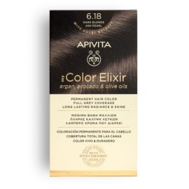 APIVITA My Color Elixir, Βαφή Μαλλιών No 6.18 Ξανθό Σκούρο Σαντρέ Περλέ