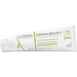 A-DERMA Dermalibour+ Repairing Cica Cream, Εξυγιαντική Επανορθωτική Κρέμα - 50ml