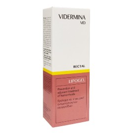 VIDERMINA MD Rectal Lipogel, Πρόληψη & Επικουρική Αντιμετώπιση των Αιμορροΐδων -30ml
