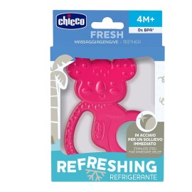 CHICCO Fresh Teether, Δροσιστικός Κρίκος Οδοντοφυίας 4Μ+, Ροζ - 1τεμ