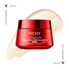 VICHY Liftactiv Collagen Specialist 16 SPF50 Cream, Κρέμα Ημέρας που Ενισχύει το Κολλαγόνο & Διορθώνει 16 Σημάδια Γήρανσης - 50ml