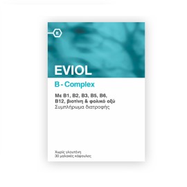 EVIOL B-Complex, Σύμπλεγμα Βιταμινών Β - 30caps