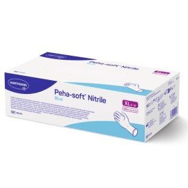 HARTMANN Peha-Soft Nitrile Blue, Εξεταστικά Γάντια Νιτριλίου Χωρίς Πούδρα Μπλε, XLarge -150τεμ