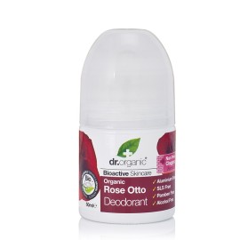 DR.ORGANIC Rose Otto Deodorant, Αποσμητικό με Βιολογικό Έλαιο Τριαντάφυλλου - 50ml