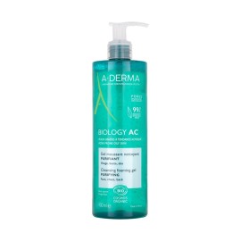 A-DERMA Biology Ac Cleansing Foaming Gel Purifying, Τζελ Καθαρισμού - 400ml