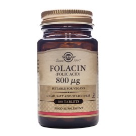 SOLGAR Folacin (Folic Acid) 800μg - 100tablets