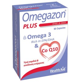 HEALTH AID Omegazon Plus, Ω3 & CoQ10 - 60caps