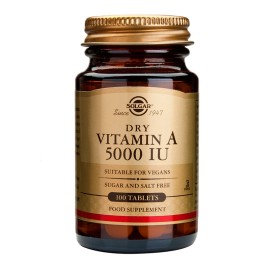 SOLGAR Vitamin A Dry 5000IU - 100tabs