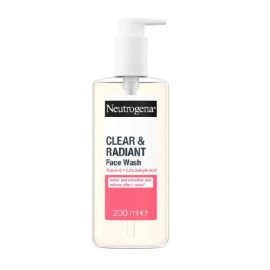NEUTROGENA Clear & Radiant Face Wash, Καθαριστικό Προσώπου με Βιταμίνη C -200ml