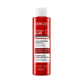 VICHY Dercos Collagen Filler 17, Σαμπουάν Βαθιάς Αποκατάστασης για Σπασμένα Μαλλιά -200ml