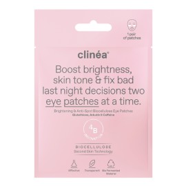 CLINEA Brightening & Anti-Spot Biocellulose Eye Patches, Επιθέματα Ματιών Κατά των Κηλίδων & της Υπερμελάγχρωσης -1 ζεύγος