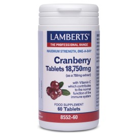 LAMBERTS Cranberry 18,750mg - 60tabs