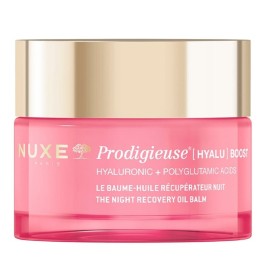 NUXE Prodigieuse [Hyalu] Boost The Night Recovery Oil Balm, Βάλσαμο - Λάδι Νυχτερινής Ανάκτησης για Λείανση & Γέμισμα του Προσώπου -50ml