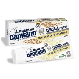 PASTA DEL CAPITANO, Οδοντόκρεμα με Κουρκουμά & Πρόπολη με Αντιφλεγμονώδεις Ιδιότητες -75ml