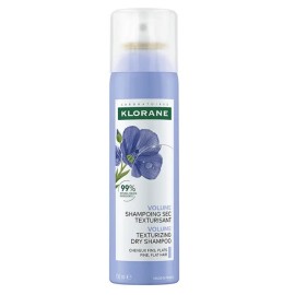 KLORANE Dry Shampoo Linum, Ξηρό Σαμπουάν Spray με Βιολογικό Λινάρι για Όγκο στα Μαλλιά - 150ml