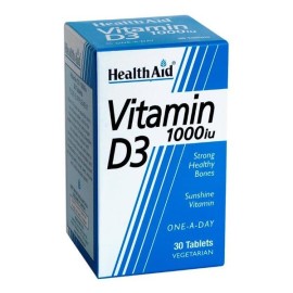 HEALTH AID Vitamin D3 1000iu - 30caps