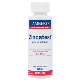 LAMBERTS Zincatest, Θειικός Ψευδάργυρος σε Υγρή Μορφή - 100ml
