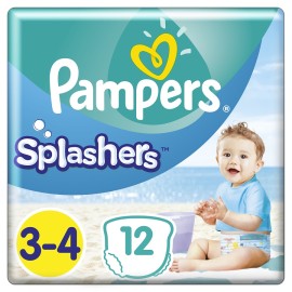 PAMPERS Splashers No 3-4 (6-11kg) - 12τμχ