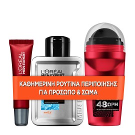 LOREAL PARIS Σετ Men Expert Vita Lift Eye Cream - 15ml & Hydra Energetic After Shave Gel - 100ml & Stress Resist 48h Deo Roll On - 50ml