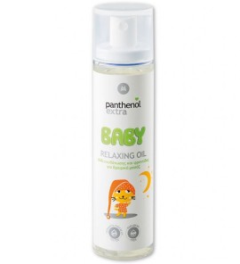 PANTHENOL EXTRA Baby Relaxing Oil Λάδι Ενυδάτωσης & Φροντίδας για βρεφικό μασάζ 100ml