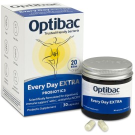 OPTIBAC Every Day Extra, Ενισχυμένο Συμπλήρωμα Διατροφής με Προβιοτικά - 30caps