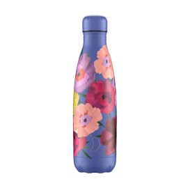 CHILLYS BOTTLES Μπουκάλι- Θερμός Maxi Poppy Floral Edition - 500ml