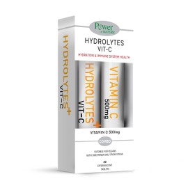 POWER OF NATURE Hydrolytes + VIT-C - 20tabs & ΔΩΡΟ Vitamin C 500mg - 20tabs