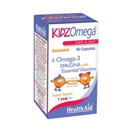 HEALTH AID Kidz Omega - 60μασώμενες κάψουλες