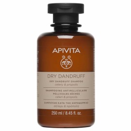 APIVITA Dry Dandruff Shampoo, Σαμπουάν Κατά της Ξηροδερμίας με Σέλερι & Πρόπολη - 250ml
