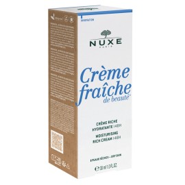 NUXE Creme Fraiche De Beaute Moisturising Rich Cream, 48ωρη Ενυδατική Κρέμα Πλούσιας Υφής - 30ml