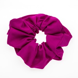 NOVITA Γυναικείο Oversize Scrunchie Μαλλιών, Φούξια -1τεμ