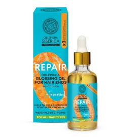 NATURA SIBERICA Oblepikha Repair Glossing Oil For Hair Ends, Λάδι Αναδόμησης για τις Άκρες των Μαλλιών - 50ml