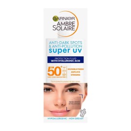 GARNIER Ambre Solaire Anti Dark Spots Cream SPF50+, Αντηλιακή Κρέμα Προσώπου Κατά των Κηλίδων - 40ml