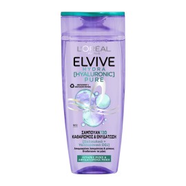 ELVIVE Hydra Hyaluronic Pure Shampoo, Σαμπουάν Ενυδάτωσης - 400ml